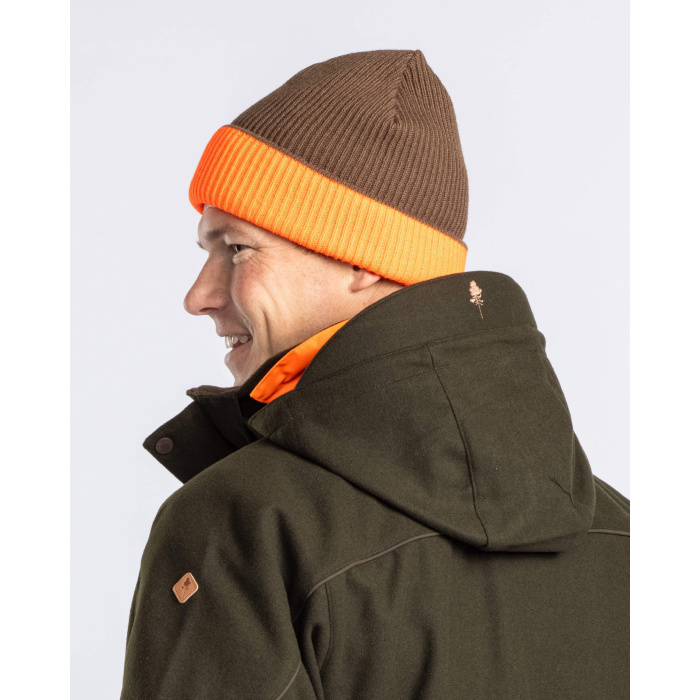 Czapka PINEWOOD SMALAND REVERSIBLE HUNTERS HAT 1165 Mossgreen/Orange